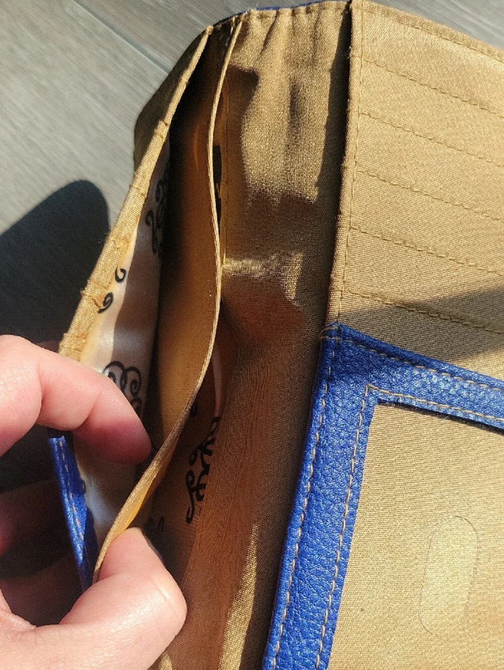 Jessica Simpson Royal Blue Wallet Like New